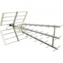 ANTENNA UHF TRIPLA 17dB 5G 28 ELEMENTI