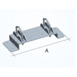 Zanca da muro   piastra 100x2,5 mm