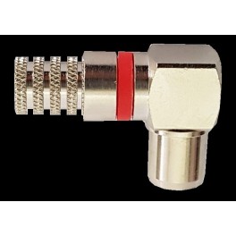 CONNETTORE TV MASCHIO 90°AVVITARE 5MM