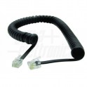 CAVO ESTENSIBILE TELEFONO 2mt 4P4C NERO