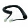 CAVO ESTENSIBILE TELEFONO 2mt 4P4C NERO