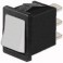 DEVIATORE UNIPOLARE  NERO 250V 6A ****TUTTO NERO ***