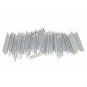 CONF.100 TUBETTI TERMOREST. X FIBRA 45mm CONFEZIONE 100 TUBETTI TERMORESTRINGENTI PER FIBRA OTTICA 45 MM