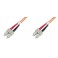 BRETELLA SC-SC MULTIMODALE 3MT CAVO FIBRA OTTICA SC A SC MULTIMODALE DUPLEX 50/125 MT.3 DUPLEX OM3 50/125