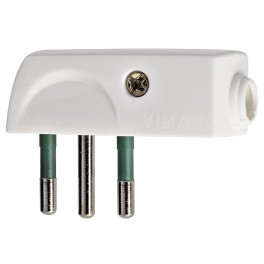 SPINA 2P+T 10A SPA 90° BIANCO VIW00206B VIMAR