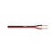 PIATTINA ROSSO NERA 2X0,75 CCA 100M GBC