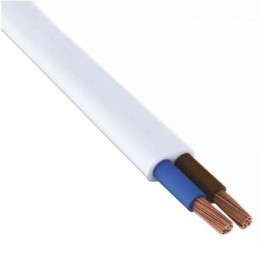 CAVO ELETTRICO 2X0,75 MM BIANCO BOB 100MT