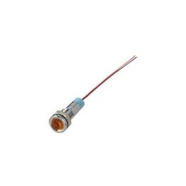 SEGNALATORE LUMINOSO METALL LED 12V GIAL GIALLO