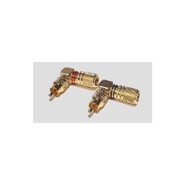 SPINA 90° RCA VOLANTE DORATA ROSSA