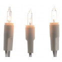 CATENA 100 MINI LED B.CALDO CLASSIC 15MT CAVO BIANCO** IP20 -USO INTERNO-