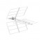 ANTENNA MINI UHF 5G 8 ELEMENTI DTT-0813