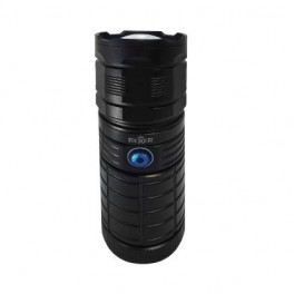 Torcia led ricaricabile in alluminio 20W Torcia led ricaricabile in alluminio 20w 7500mah 2200lm nera con display