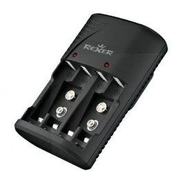 CARICA BATTERIE STANDARD AAA+AA+9V REXER BAC01 - Caricabatterie ni-mh/ni-cd per aa/aaa/9v