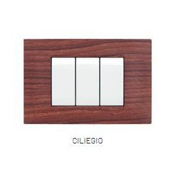 PLACCA TECNOPOL. T2 6004-03 4P CILIEGIO