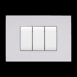 PLACCA TECNOPOL. ART 8007-01 7P BIANCO