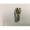 CONNETTORE  F VITE 5,9 mm GIALLO