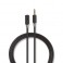 Cavo Audio Stereo | Maschio Femmina 3,5s Cavo Audio Stereo | Maschio da 3,5 mm - Femmina da 3,5 mm | 3.0 m | Antracite