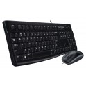 Mouse e Tastiera con Filo Standard USB Mouse e Tastiera con Filo Standard USB   MK 120  LOGITECH