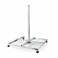 Supporto per balcone satellitare lunghezza Mast: 1.00 m | Dimensione massima del piatto: 90.0 cm | Dimensione piastra inferiore: