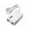 Amplificatore di linea VHF-UHF a linee separate per interno, 25 dB  2 att. coax  uscita 120 dB?V AS25 2REG