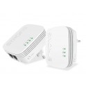Powerline 600KIT ** MINI **  STRONG *** STRONGPOWERL600DUOMINI ***  Mini duo Powerline Kit CPL 600 Mbit/s