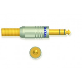 Connettore Jack Maschio Stereo Ø 6,3 mm