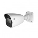 Telecamera bullet IP 4MP serie E3 True Alarm. Sensore Light Explorer e WDR 120dB. Triplo stream, codifica H.264, H.265, MJPEG.