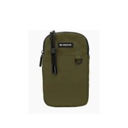 CROSSBODY BAG NYLON DARK GREEN Borsetta con tracolla regolabile