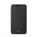 Puro Cust Ecop Samsung Galaxy A3 (2016) 4.7" Flip Oriz+Vano Carta+Stand Up+Flap Magnetica Nero