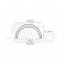 Copert.PMMA Satinato tondo 70-2 pr/pz