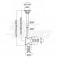 SUPPORTO  DA SOFFITTO DA 23" A 42" MAX 5