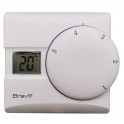 TERMOSTATO MANUALE CON DISPLAY NEW Termostato manuale con display digitale  Alimentato con 2 batterie stilo AA (non incluse)