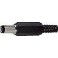 PRESA DC MIN.(5,5X2,1) NERO+GUIDA