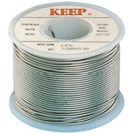 ROTOLO STAGNO 500 GR 1,5MM CONFEZ.STAGNO 60/40 500 GR 1,5 MM KEEP