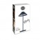 LAMPADA DA TAVOLO IN ALLUMINIA  3W NERA LIBERTY - LAMPADA DA TAVOLO IN ALLUMINIO A BATTERIA 3W NERA