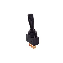 DEVIAT.A LEVA NERO 12V ON-ON 3P FAST