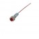 SEGNALATORE LUMINOSO METALLICO 12V ROSSO