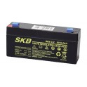BATTERIA PIOMBO SKB 6V/3,2A FAST.4 ,8 134 x 34 x 60 - 66 mm