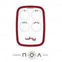 RADIOC.NEW WHY EVO GRANADA RED NOA ART.4791020 GRANADE RED VERSION Multifrequenza compatibile con oltre 50 marchi presenti sul m