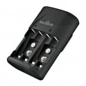 CARICA BATTERIE STANDARD AAA+AA+9V REXER BAC01 - Caricabatterie ni-mh/ni-cd per aa/aaa/9v