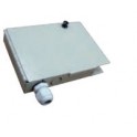 CONTENITORE X PARETE 4X FC/PC-S-SM ADATT Contenitore a parete per splitter, con 4 bussole FC/PC. 1 ingresso / 4 core. Misure: 14