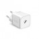 CARICABATTERIE ultrarapido GaN da 20 W Caricatore caricabatterie ultrarapido GaN da 20 Watt Power Delivery BIANCO