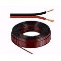 CAVO ROSSO/NERO  2X1,00 AL METRO TASKER CAVO C102 2x1,00 ROSSO/NERO - BOB. MT. 100