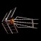 ANTENNA  DAT BOSS LR UHF(C21-48) G47dBi SING.