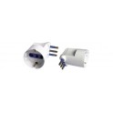 ADATTATORE 90°SPIINA 16A/PRESA10/16A/SCH