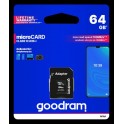 MICRO SD 64GB GGOODRAM CON ADATTATORE SD                CLASSE 10