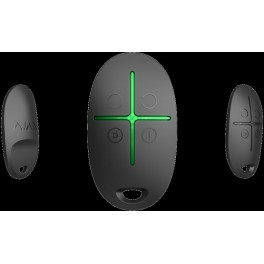 Telecomando wireless, bidirezionale con pulsante anti panico SPACE CONTROL NERO AJSCN