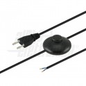 CAVO RETE 2X0,75 L.3m NERO - INT.PED. PB