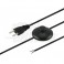 CAVO RETE 2X0,75 L.3m NERO - INT.PED. PB