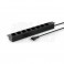 Multipresa da rack 19 8 uscite Universali-1.5m cavo spina 16A-nera-color box